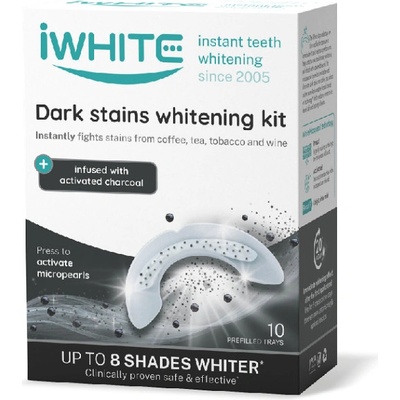 iWhite Dark Stains sada pro bělení zubů 10 x 0,8 g