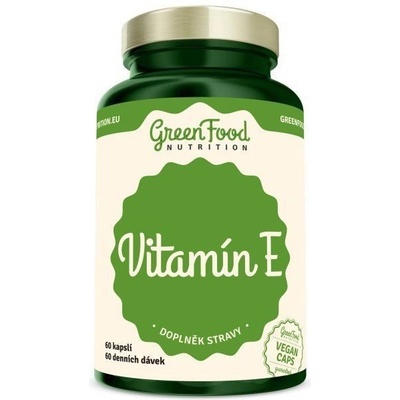 GreenFood Vitamín E 60 vegan kapsúl