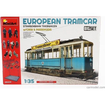Miniart Tramvaj Európsky električkový vagón / 1:35