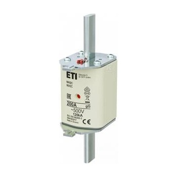 ETI POLAM Fuse insert nh2c gg 200a/500v 004185217