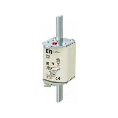 ETI POLAM Fuse insert nh2c gg 200a/500v 004185217