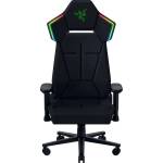 Razer Геймърски стол Razer Soma Chroma (RZ38-04260100-R3G1), до 136kg, текстил, стоманена основа, регулируеми подлакътници, регулируема облегалка, лумбална опора, черен (RZ38-04260100-R3G1)