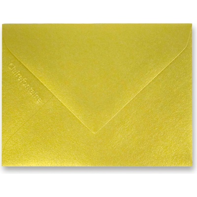 Clairefontaine 75 x 100 mm - barevná obálka - 20 ks, zlatá