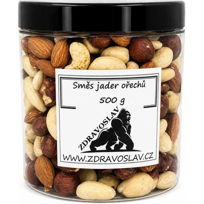 Zdravoslav Směs jader ořechů v doze 500 g
