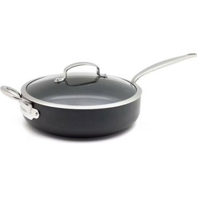 GreenPan BARCELONA PRO pánev 24 cm s poklicí, černá CC005327-001
