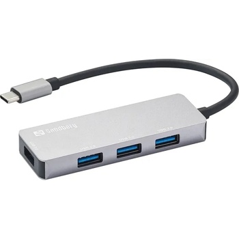 Sandberg USB Hub - USB-C Hub 1xUSB3.0+3x2.0 SAVER (USB-C вход; 1xUSB3.0+3xUSB2.0 изход 336-32 (336-32)
