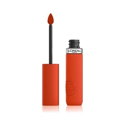 L'Oréal Paris Infaillible Matte Resistance 16H Tekutá rtěnka Tmavě červená 5 ml