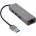 Gembird A-AMU3-LAN-01 USB-AM to LAN Adapter Gigabit HUB USB 3.0 x3 black