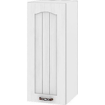 ИРИМ Горен кухненски шкаф Сити БФ-Бяло фладер-04-1 десен 30 см