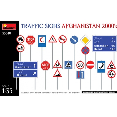 MiniArt Afghanistan Traffic Signs 2000's 1:35
