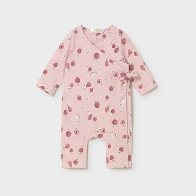 Mayoral Гащеризон дълъг без чорапи в Розов цвят за новородено момиче Mayoral