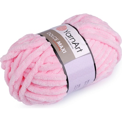 Stoklasa Pletací žinylková příze Dolce Maxi 200 g Balení: 1 ks, Varianta: 11 (750) růžová dětská 11 (750) růžová dětská