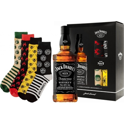 Jack Daniel's Old N°. 7 40% 0,7 l (darčekové balenie ponožky)