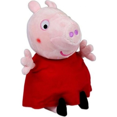 Teddies Prasátko Peppa postavička Pepina červená 35,5 cm