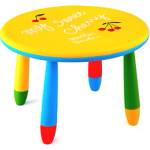 Horecano KIDS-ДЕТСКА ПЛАСТМАСОВА МАСА КРЪГ Ø70xh47cm (LXZ-101) 4 цвята (014307)
