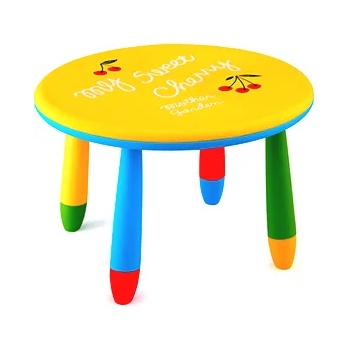 Horecano KIDS-ДЕТСКА ПЛАСТМАСОВА МАСА КРЪГ Ø70xh47cm (LXZ-101) 4 цвята (014307)