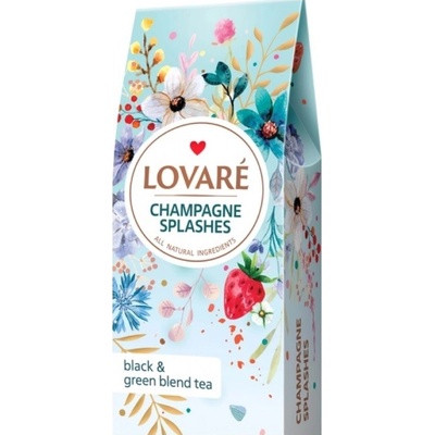 Lovare čierny zelený syp. čaj Champ.Splashes 80 g