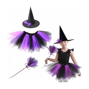 LEAN Toys Witch costume purple-black
