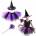 LEAN Toys Witch costume purple-black