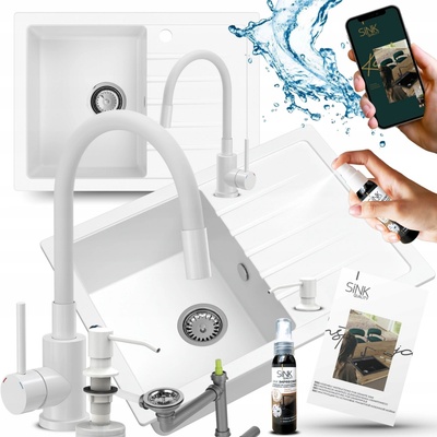 Sink Quality TITANITE bílá