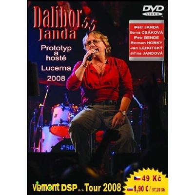 Dalibor Janda & Prototyp - 55 - Lucerna 2008, DVD pošetka