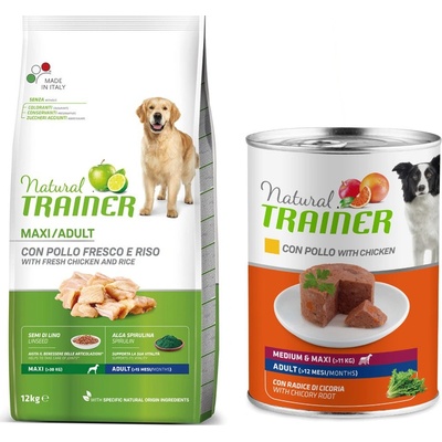 Trainer Natural Maxi Chicken Rice & Aloe vera 12 kg