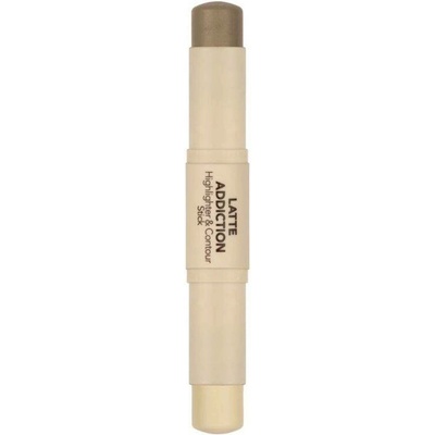 Flormar oboustranná tyčinka 2v1 Latte Addiction Highlight&Contour 001 Vanilla Latte 4 g – Zboží Dáma