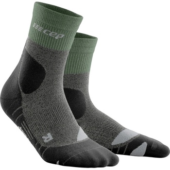 CEP Vysoké Outdoor ponožky Merino green/grey