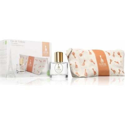 Sophie La Girafe Sophie La Girafe kozmetická taška 1 ks + Sophie La Girafe Sophie La Girafe toaletná voda 50 ml