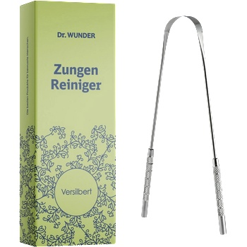 Dr. Wunder Посребрен аксесоар за почистване на езика - 1 бр