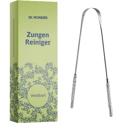 Dr. Wunder Посребрен аксесоар за почистване на езика - 1 бр