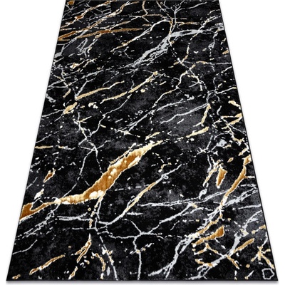 Nej-koberce Allure 1963 mramor černý / zlatý