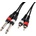 Cascha Кабел Cascha - HH 2096, RCA/6.3 mm, 6 m, черен (HH 2096)