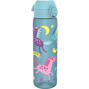 ION8 Бутилка за вода Ion8 Print, рециклирани пластмаса, 500ml, ЕДНОРОЗИ СИНИ (32041-А-ЕДНОРОЗИ С)