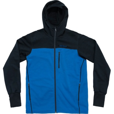 Devold Мъжко вълнено яке Devold Explorer Merino Hooded Jacket Merino jacket - Royal / Ink (005-5962-0313)