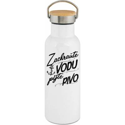 123TRIKO termoska Zachraňte vodu, pijte pivo, V1 500 ml