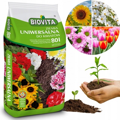 BioVita Univerzální zahradní půdní substrát 80 l