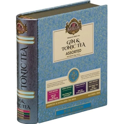 Basilur Gin & Tonic Tea Blue Book Assorted 32 x 1,5 g