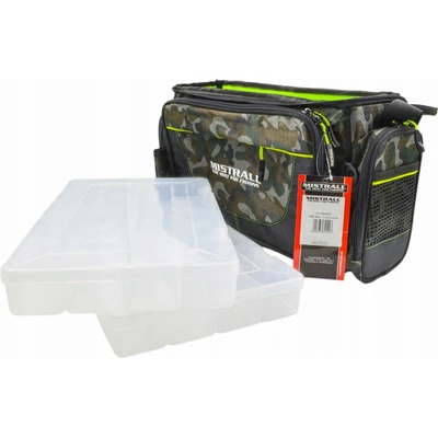Mistrall rybárska taška plus 2x krabička 45x15x25cm