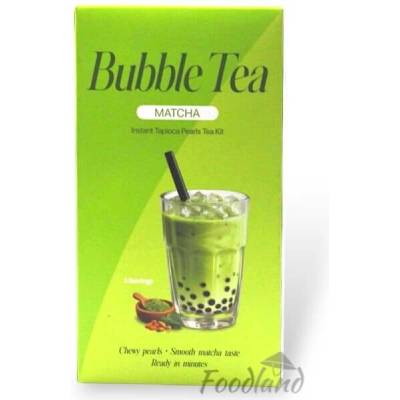 KLKW Sada na prípravu bubble tea s tapiokovými perlami Matcha 210 g