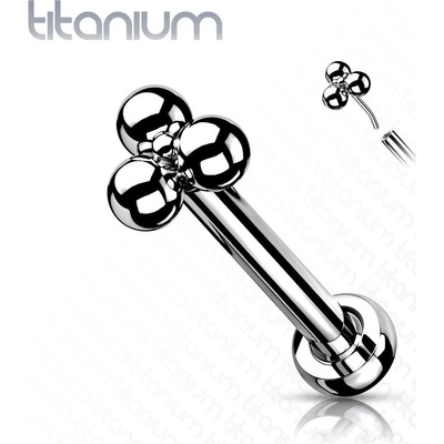 S4U Piercing do brady labreta titan (1,2 x 6 mm) TIT1123-1206