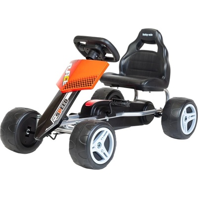 Go-kart Detská šliapacia motokára Baby Mix Speedy červená
