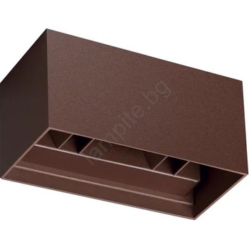 Ideal Lux - LED външно стенно осветително тяло ATOM LED/25W/230V CRI 90 IP54 кафяво (ID366876)