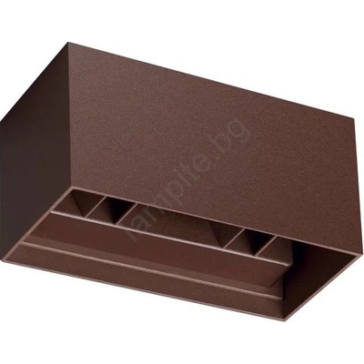 Ideal Lux - LED външно стенно осветително тяло ATOM LED/25W/230V CRI 90 IP54 кафяво (ID366876)