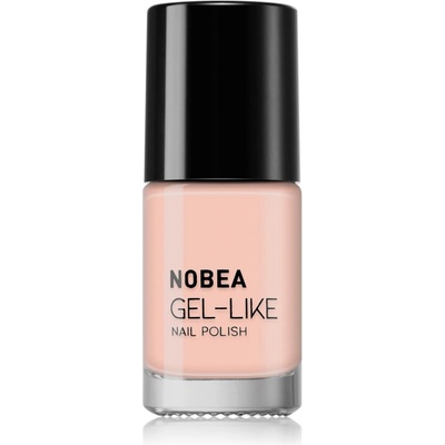 NOBEA Day-to-Day Gel-like Nail Polish лак за нокти с гел ефект цвят #N72 Nude beige 6ml