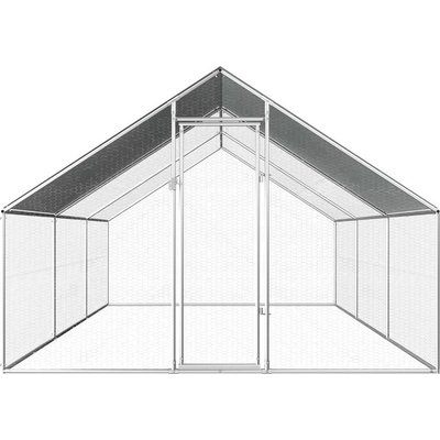 vidaXL Vonkajšia klietka pre sliepky 275x600x200 cm