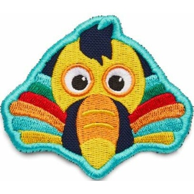 Affenzahn Velcro badge detský odznak na suchý zips tucan