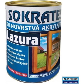 Sokrates Silnovrstvá akrylátová lazura 0,7 kg Teak