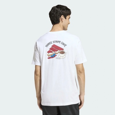 adidas Tričko Regular bílá