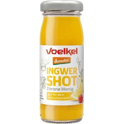 Voelkel Shot zázvor citron a med 4 x 95 ml